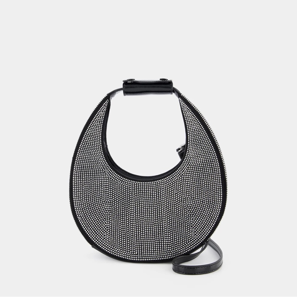 staud mini crystal moon bag